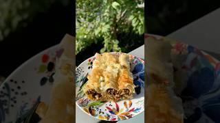 Crispy Phyllo Rolls with Minced Meat Spinach amp Cream Cheese [upl. by Annehcu]