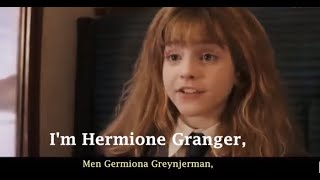 Learn English with Movies  HARRY POTTER  Harry Hermione and Ron meet for the first time [upl. by Mccahill]