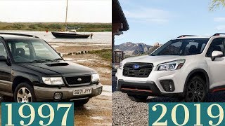 Subaru Forester Through The Years [upl. by Jodee]