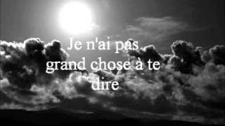 Indochine  Jai demandé à la lune lyrics [upl. by Rickey965]