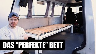 Das PERFEKTE Bett im Camper Van 🛏 [upl. by Waylin]