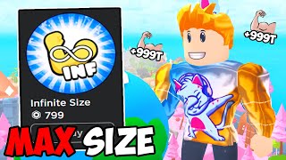 Buying Infinite Size Gamepass In Roblox Muscle Lifting Simulator [upl. by Ahsahs816]