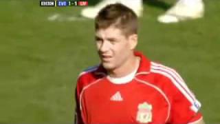 Steven Gerrard red carded for diving [upl. by Drews]