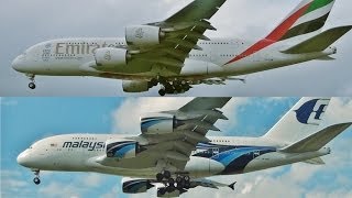 Airbus A380861 VS Airbus A380841 [upl. by Ahtiekal578]