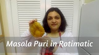 Masala Puri in Rotimatic [upl. by Jereme354]