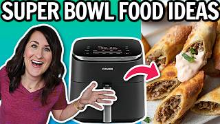 Super Bowl Food Ideas in the Air Fryer  Make Ahead and Air Fry FAST [upl. by Idnic]