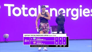 Maria Sakkari vs Jessica Pegula Highlights 2023 QATAR OPEN  QATAR TOTALENERGIES [upl. by Ejrog627]