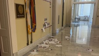 Rep Scheiders Washington office vandalized [upl. by Eidnew]