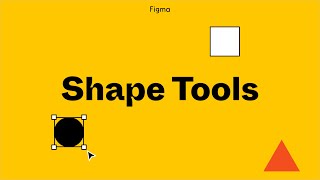 Figma Tutorial Shape Tools [upl. by Koral991]