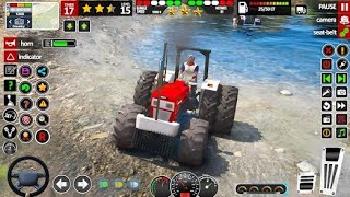 Village Tractor Driving Simulator Twit gamer [upl. by Purse]