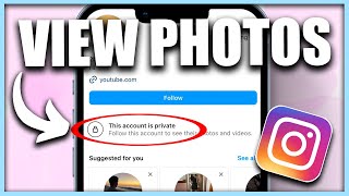 How to See Private Account Photos on Instagram 2024 [upl. by Ahtennek]