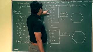 Pyranose Cyclic Structure Of Fructose with Haworth Representation [upl. by Jecon]