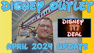 Disneys Character Warehouse Kissimmee April 2024  Disney Outlet [upl. by Ynnek]