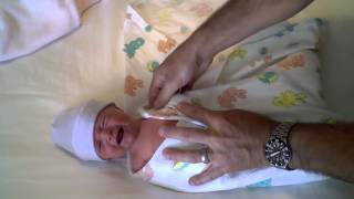 How to adorably swaddle your newborn baby [upl. by Dixil453]