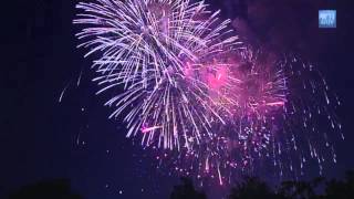 Fireworks with Patriotic Music Soundtrack by US Military Bands [upl. by Sheeree]