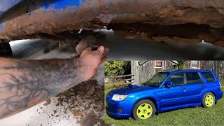 Subaru Forester XT  Rust Repair amp Repaint  Subie Savers [upl. by Denoting]