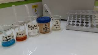 Unsaturation testCopper acetate test  Iodine test [upl. by Lednic]