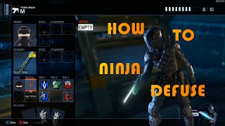 Black Ops 3  How To Ninja Defuse [upl. by Tresa]