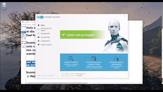 Activa ESET NOD32 Y INTERNET SECURITY FUNCIONANDO PARA WINDOWS 10 81 7 Y VISTA JUNIO 2022 [upl. by Nuahsel]