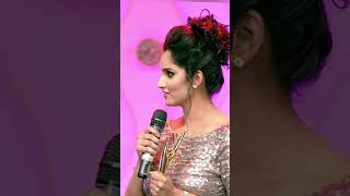 Sania Mirza in Pakistani award show looking so happy virlshorts virlshorts virlshorts [upl. by Spieler]