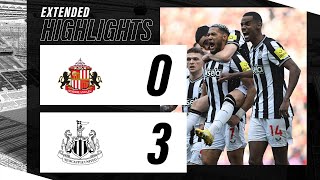 Sunderland 0 Newcastle United 3  EXTENDED FA Cup Highlights  Isak at the Double in Derby Day Win [upl. by Enelad870]