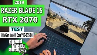 Razer Blade 15 Advanced  RTX 2070  GTA 5  Overclock to 47Ghz [upl. by Polky]