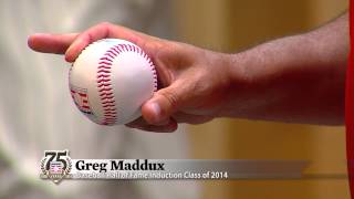 Greg Maddux Talks Pitch Grips  Pointers from the Pros [upl. by Oralla]