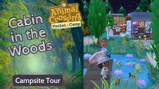 Cabin in the Woods🏡🌲Campsite Tour🏕Animal Crossing Pocket Camp [upl. by Terces]