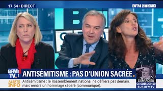 «Ambiguïté» de la France insoumise sur lantisémitisme  un interrogatoire en règle sur BFMTV [upl. by Yer833]