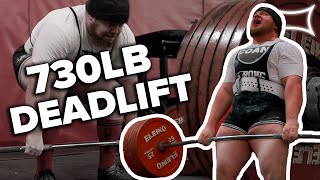 Sully Deadlifts 730lbs  Team Super Training [upl. by Beaufert]