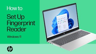 How to set up a fingerprint reader in Windows 11  HP Notebooks  HP Support [upl. by Truman]