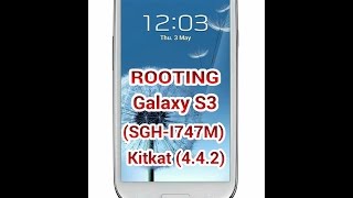 Rooting galaxy s3SGHI747M on kitkat 442 [upl. by Hailey]