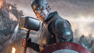 Captain America Lifts Thors Hammer Mjolnir Scene  AVENGERS 4 ENDGAME 2019 Movie Clip [upl. by Lisan]