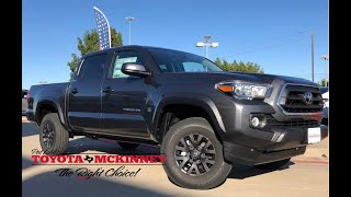 2020 TOYOTA Tacoma SR5 Double Cab 2WD in Magnetic Gray walk around at Pat Lobb Toyota of Mckinney [upl. by Harden516]