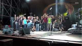 Toto feat Perpetuum Jazzile  Africa live  Majano Italy [upl. by Hogle]