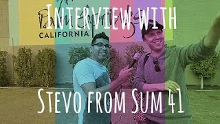 INTERVIEW WITH STEVO FROM SUM 41 [upl. by Warton998]