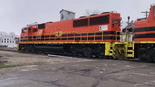 Ohio Central Train in Pataskala [upl. by Rbma881]