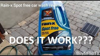 REVIEW RainX Spot Free Car Wash [upl. by Tavia644]