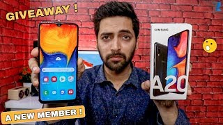 Samsung Galaxy A20  Unboxing amp First Impressions  With A SURPRISE🔥 [upl. by Tabor485]