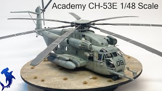 Academy CH53E US Marines 148 Scale Full Build [upl. by Selassie46]