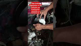 Replace hydrobox ang break master assembly toyotafx isuzureplacement engine [upl. by Rehsu]