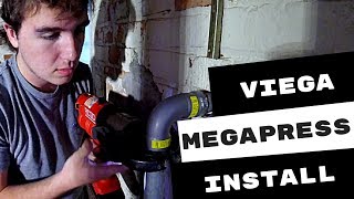 VIEGA MEGAPRESS GAS INSTALLATION [upl. by Darice987]