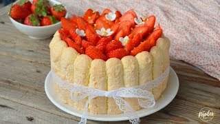 Recette de la charlotte aux fraises CAP PÂTISSIER [upl. by Hawkie]