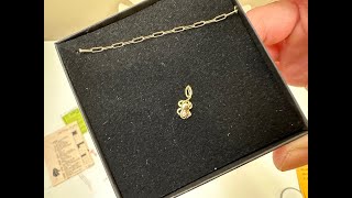 Catbird Jewelry NYC Unboxing The Gentle Spider Charm with 1976 Choker chain [upl. by Gredel]