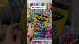 🌈my Crayola Markers collections [upl. by Natsirk]