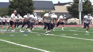 LVC Football  First Practice At Arnold Field [upl. by Yancy502]