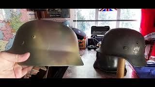 GERMAN M40 HELMET REPLICA COMPARISON [upl. by Trembly594]