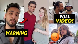 Elvish Yadav WARNING to Dhruv Rathee😳 CarryMinati amp Ajaz Khan’s Full Video Jiya Shankar ANGRY [upl. by Gwynne]