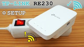 TPLink RE230 WiFi Extender Dual Band • Unboxing installation configuration and test [upl. by Lepper]