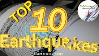 Top 10 Earthquakes CAUGHT [upl. by Itirp854]